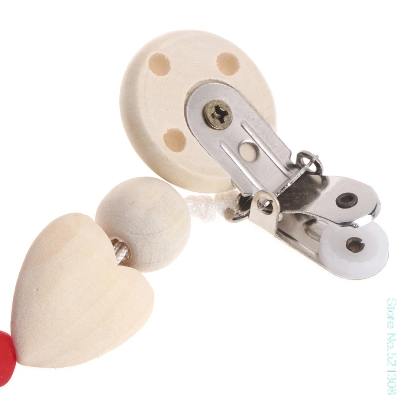 Baby Wood Pacifier Clip Nature Wooden Teething Chewable Infant Toy Dummy Clip Lovley Drop Ship Baby Wood Pacifier Clip Nature Wooden Teething Chewable Infant Toy Dummy Clip Lovley Drop Ship