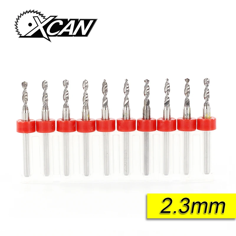 

Free Shipping 10 Pcs Diameter 2.3mm Micro Carbide PCB Drill Bits Print Circuit Board CNC Mini Drilling Bit Metalworking Tools