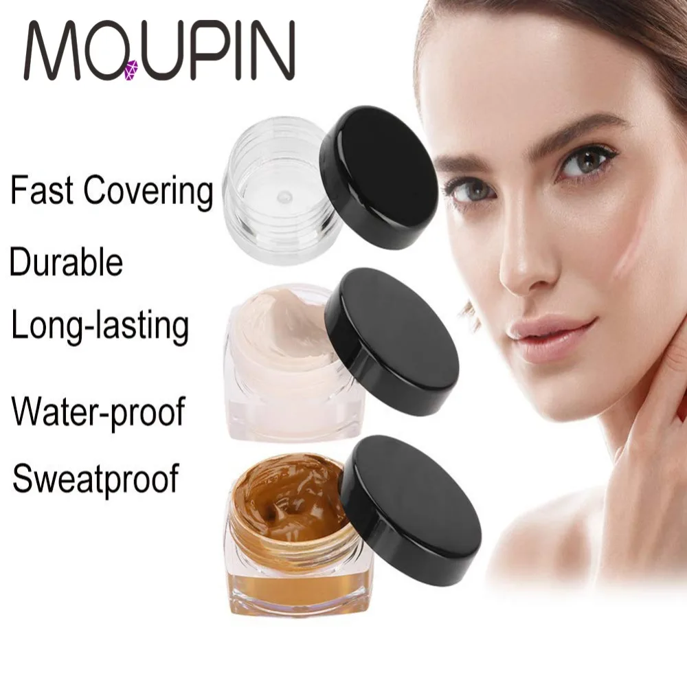 

Full Skin Concealer Foundation Cream Face Professional Blemish Cover Dark Spot Tattoo Contour Makeup Liquid Concealer Cosmetic