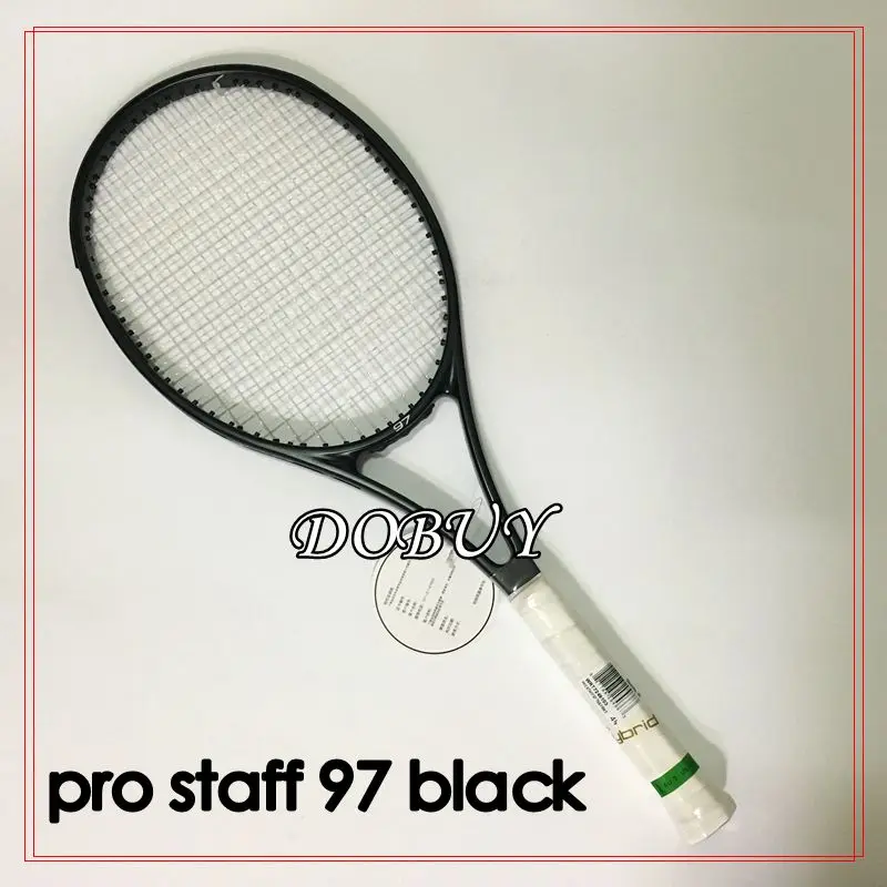 (Genuine Frame)1 piece PRO STAFF 97 Tennis Racket 100 Carbon black