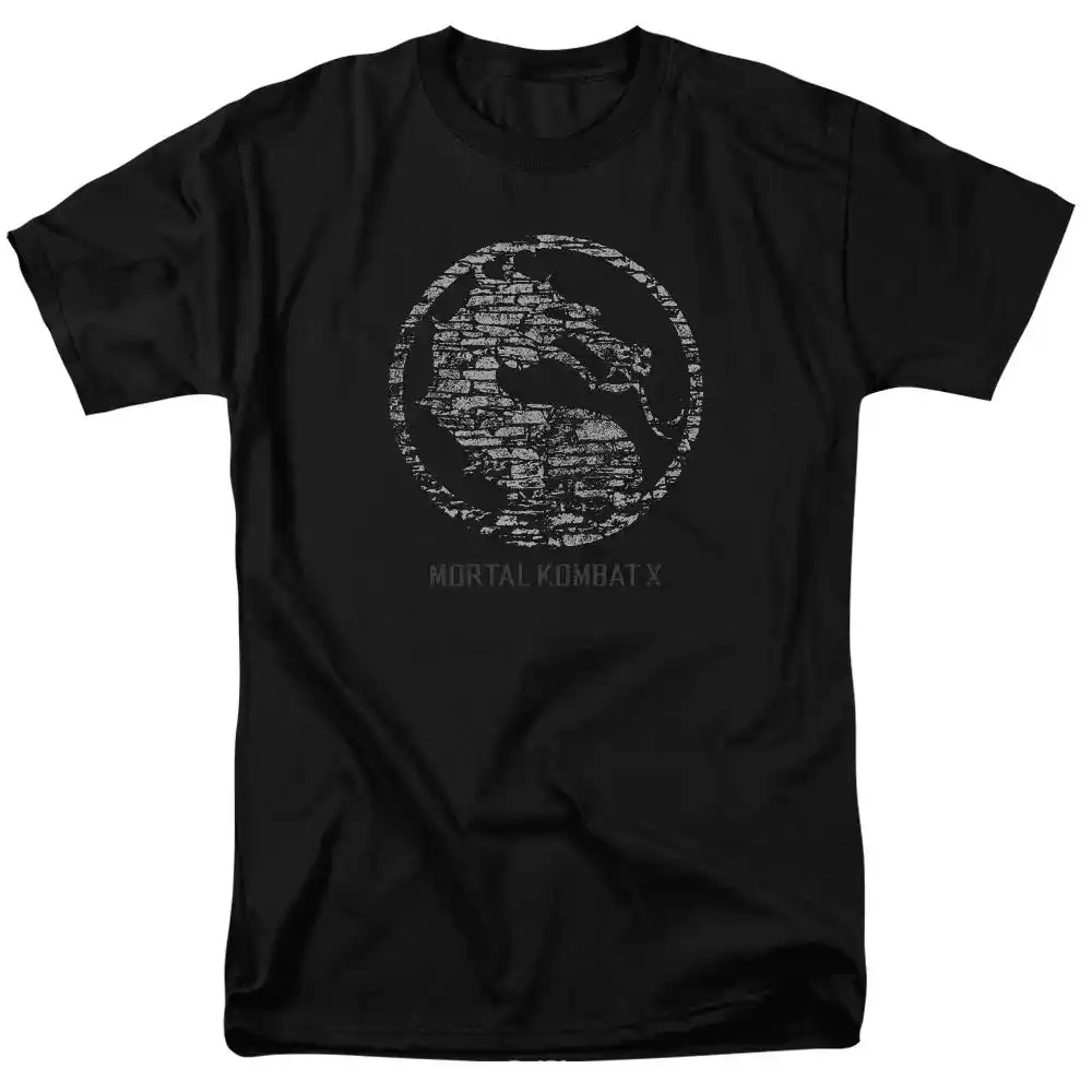 Мужская классическая футболка Mortal Kombat Stone Seal|Футболки| |