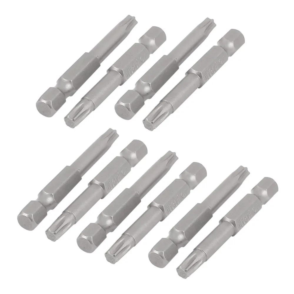 UXCELL Горячая продажа 10 шт T25 Torx драйвер питания шестигранный бит с быстрым