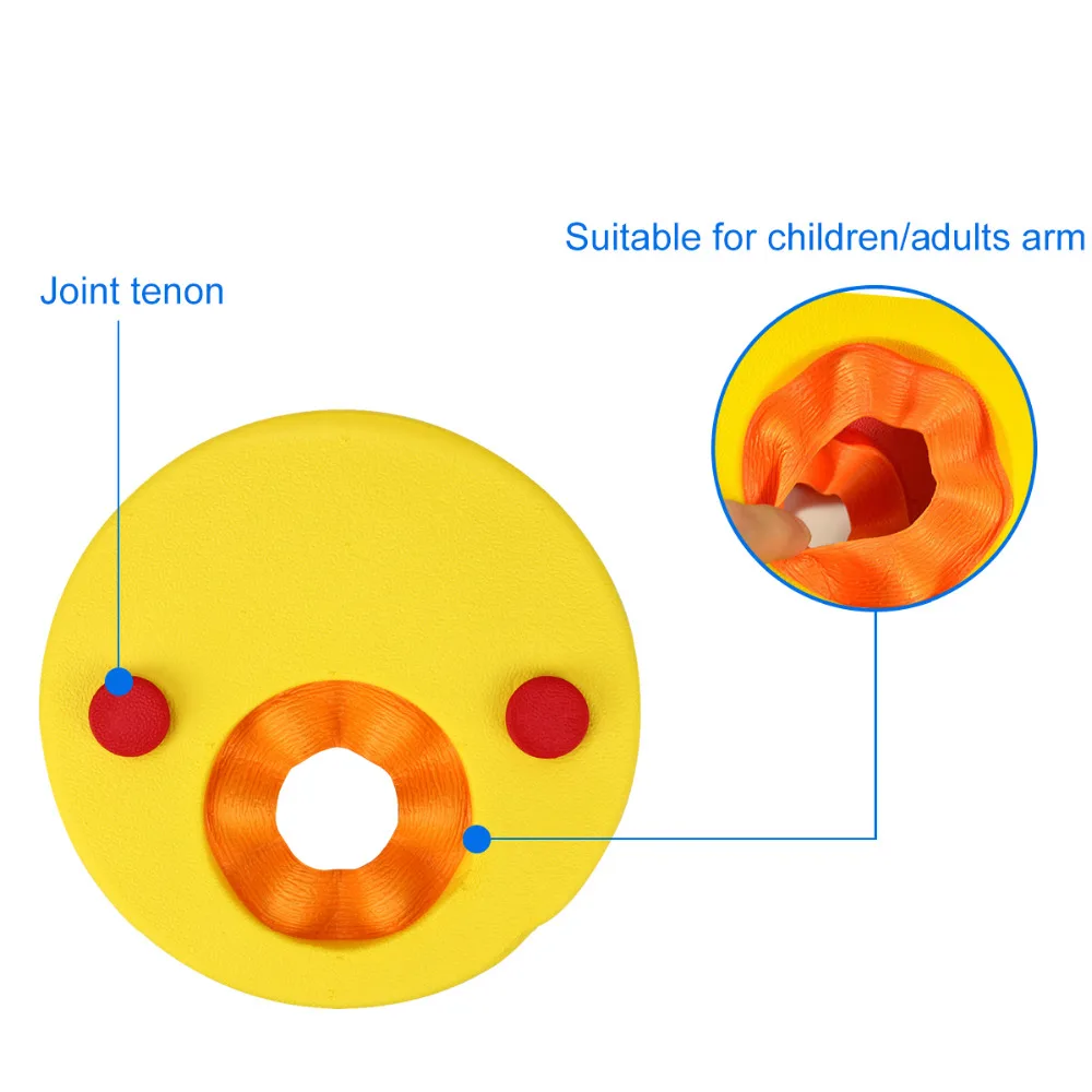 Рукавицы для детей безопасные съемные средства для обучения плаванию повязка для плаванья легко учатся плавать Красочные 2 шт плавательные диски