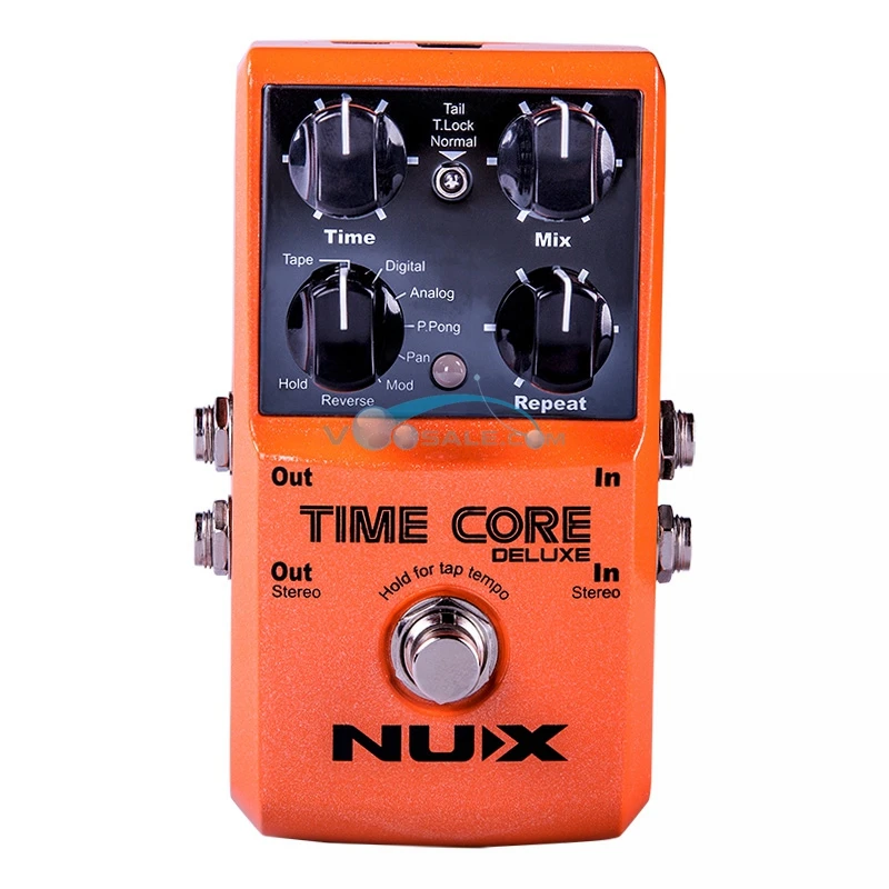 NUX Time Core Deluxe задержка гитарный эффект педаль 7 модели настоящий Обход Бесплатная