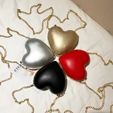 Женский Повседневный городской пакет в форме сердца металлическая цепь, натянутая Спортивная городская прогулочная сумка, водонепроницаемый поясная сумка для женщин 40J4