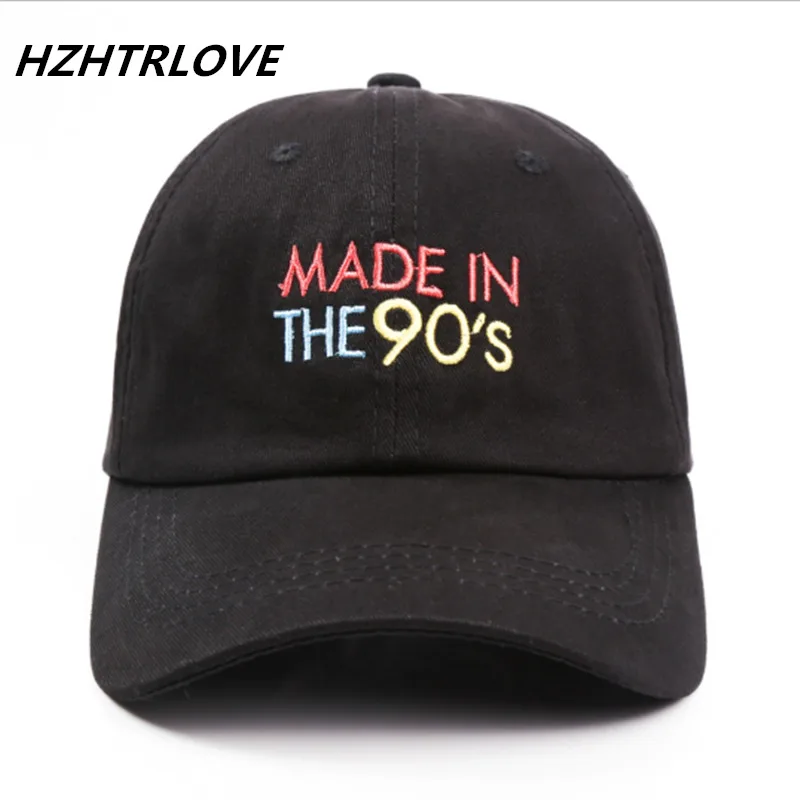 Высокое качество письмо Сделано в 90-х Snapback кепка хлопок Бейсболка для мужчин женщин Регулируемая Хип-хоп шляпа папы костяная Garros