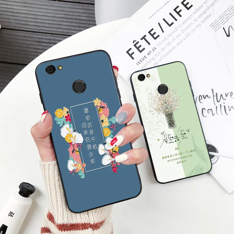 

Blue Classic Silicone Case For ZTE Blade V7 A6 Lite A0622 3D Relief Cloth Bag Back Cover For ZTE Blade V6 Plus / A2