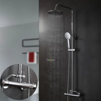 

Wall type full copper water-saving shower shower suit