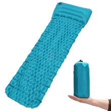 Сверхлегкий спальный коврик надувной коврик для кемпинга водонепроницаемый подходящий спальный мешок для кемпинга гамак палатка идеальный Пикник походная подушка