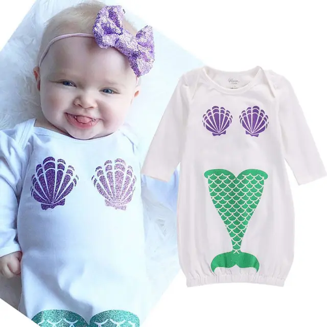 Infant Newborn Kids Baby Girl Boys Sleepper Sleepwear Bodysuit Clothes