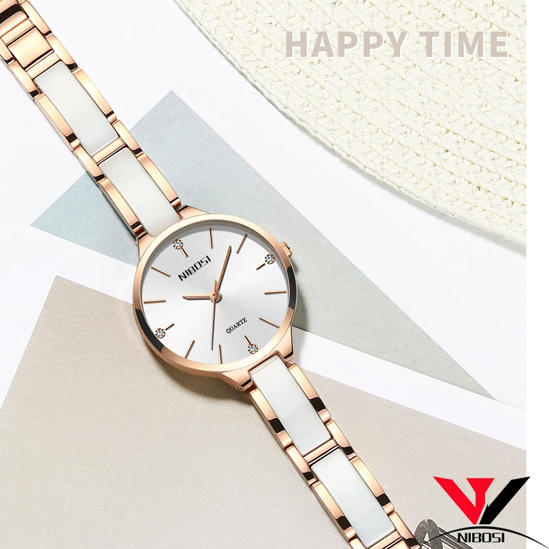 relogio feminino NIBOSI 2018 Watch Women Luxury Brand Famous Ceramic Strap Waterproof Dress Lady Watch Quartz Analog Wristwatch relogio feminino NIBOSI 2018 Watch Women Luxury Brand Famous Ceramic Strap Waterproof Dress Lady Watch Quartz Analog Wristwatch