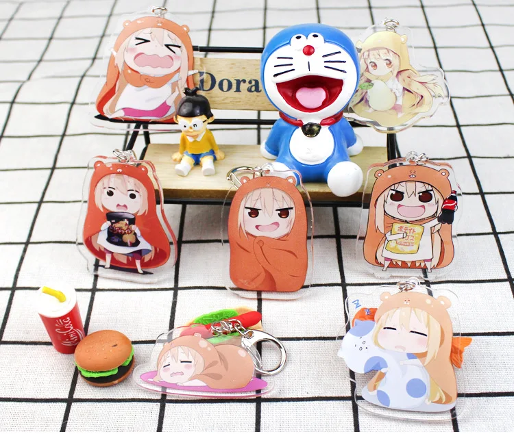 Аниме Himouto Umaru chan косплей брелок японский мультфильм Himouto мультипликационный персонаж дома Умару акриловый автомобильный брелок Подвеска Брелки