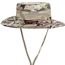 Мужские панамы, быстросохнущие камуфляжные военные армейские тактические шапки, дышащая Солнцезащитная шляпа для страйкбола, снайпера