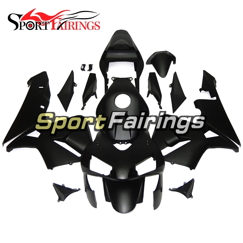 Высокое качество обтекатели для Honda CBR600RR F5 2003 2004 ABS Пластик инъекций капоты охватывает мотоцикл рамы кузова плоский черный
