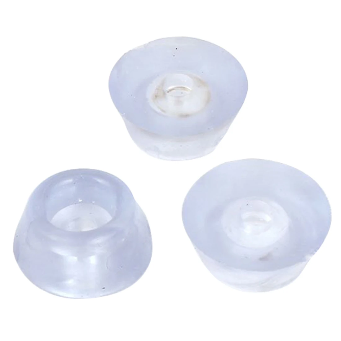 16 Pcs Conical Shape Furniture Table Leg Tips End Caps Foot Pads Clear