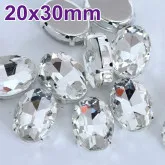 Clear crystal white sew on rhinestone with claw Oleeya Rhinestone