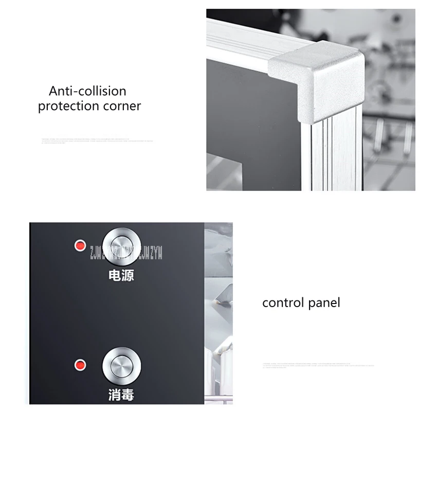 ZTP-D1 мини-дезинфицирующие шкафы высокотемпературная посуда дезинфекционный шкаф стеклянная чайная чашка палочка для еды сушильный стол домашний 38л