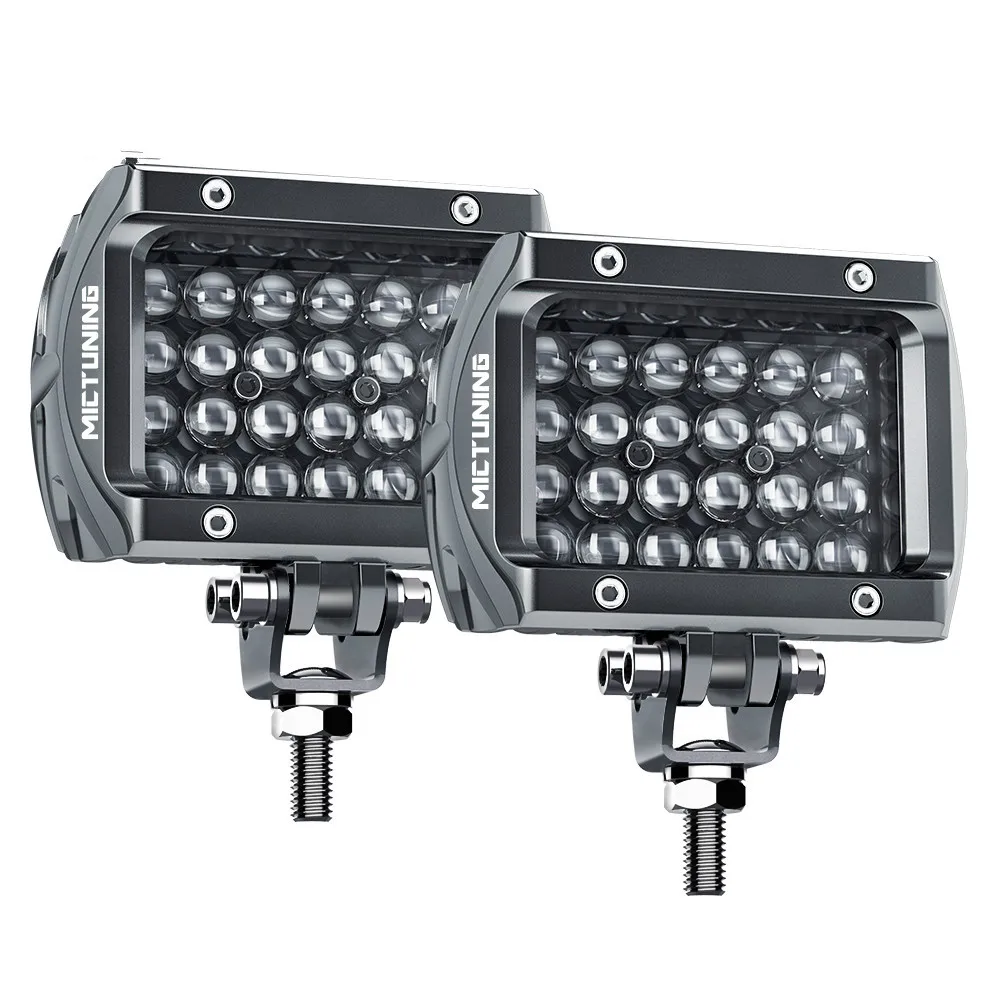 

MICTUNING 4 inch 4-Row LED Work Light Bar Off Road for Jeep SUV ATV Spot Flood Combo Beam Rear Backup Driving Lamps