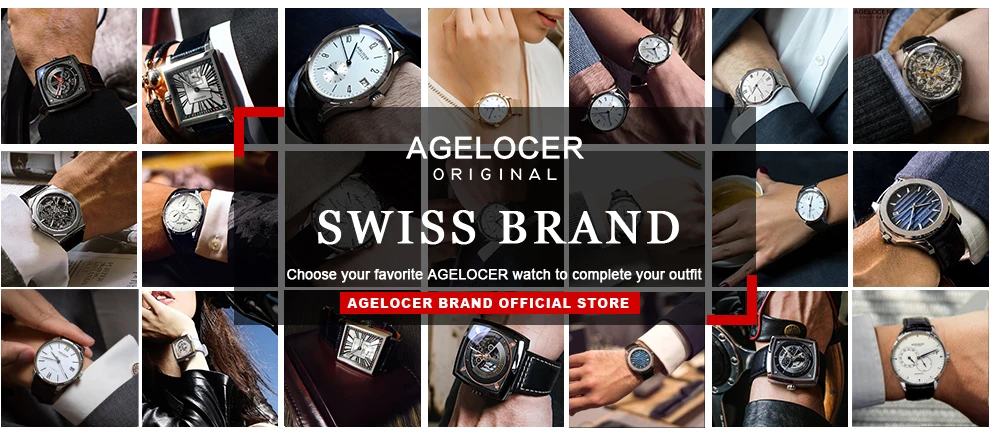 AGELOCER спортивные мужские часы, большой швейцарский бренд, водонепроницаемые военные часы, механические наручные часы, мощность, Reseve, 42 часа, 5603A2