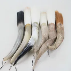 Ultra Large Weasel Hair Chinese Calligraphy Brush Pen Ox Horn Penholder Hopper-shaped Brush Long Bucket Pen Festival Couplets