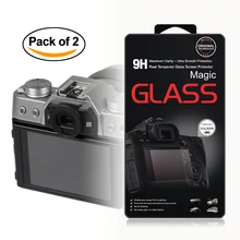 2x Self-Adhesive 0.3mm Glass LCD Screen Protector for Fujifilm X-T10 X-T20 X-A2 X30 XT10 XT20 XA2 X30 Digital Camera