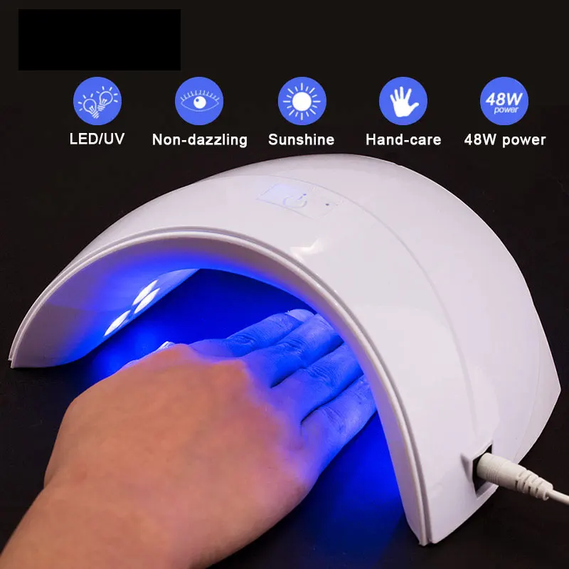

Modelones 36W 9SD Led Lamp Nail Dryer For All Types UV Nail Gel Polish Cure Nails Machine UV Lamp Tools 60s/120s USB Nail Lamp