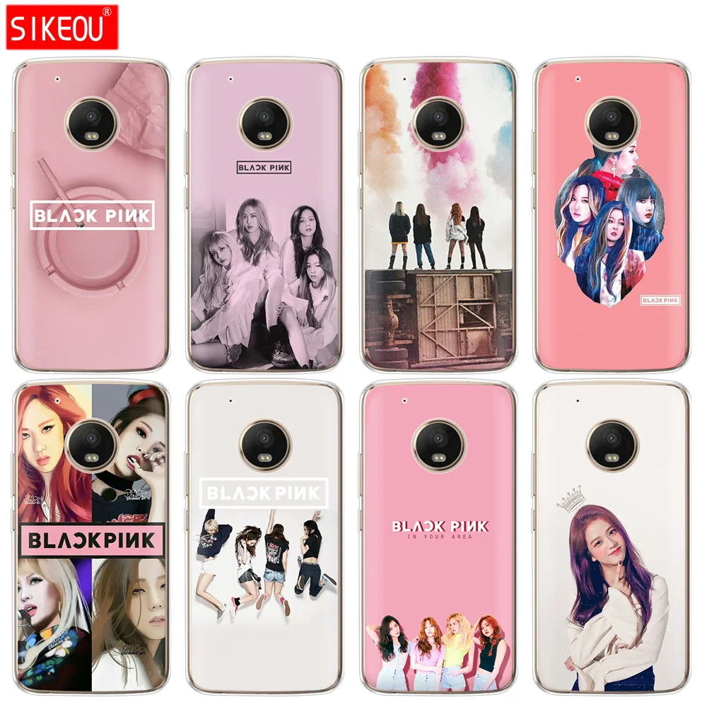 

silicone case phone cover For Motorola Moto G6 G5 G5S Z2 Z3 PLAY PLUS X4 E4 E5 C BLACK PINK