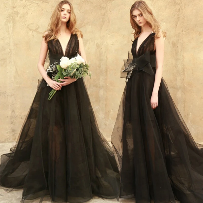 

Sexy Tulle Long Evening Gowns 2020 New Arrival Backless Sweep Train Flowers Special Occasion Prom Formal Dress Custom Made