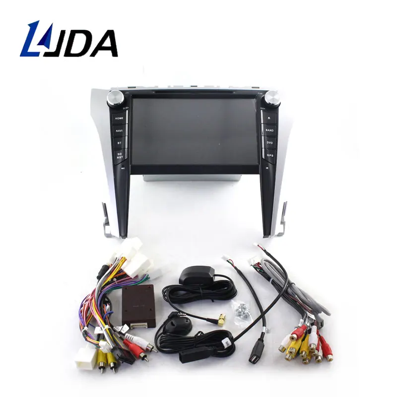 Best LJDA Android 9.1 Car DVD Player For Toyota Camry 2015 2016 Wifi GPS Navigation 2 Din Car Radio Multimedia Stereo Headunit Canbus 4
