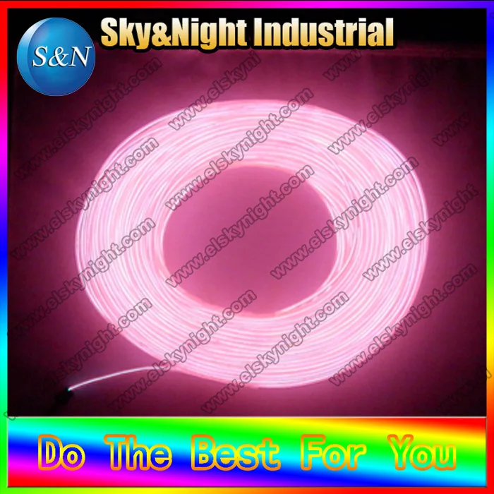 Special Price 2.3mm Flexible Neon EL WIRE with pink color 100M/Roll Special Price 2.3mm Flexible Neon EL WIRE with pink color 100M/Roll