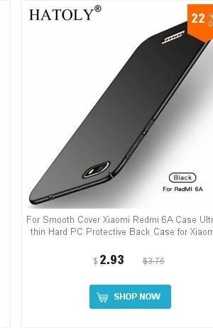 HATOLY For Armor Case Xiaomi Redmi 6A Case Redmi 6A Shockproof Robot Silicone Rubber Hard Back Phone Cover For Xiaomi Redmi 6A