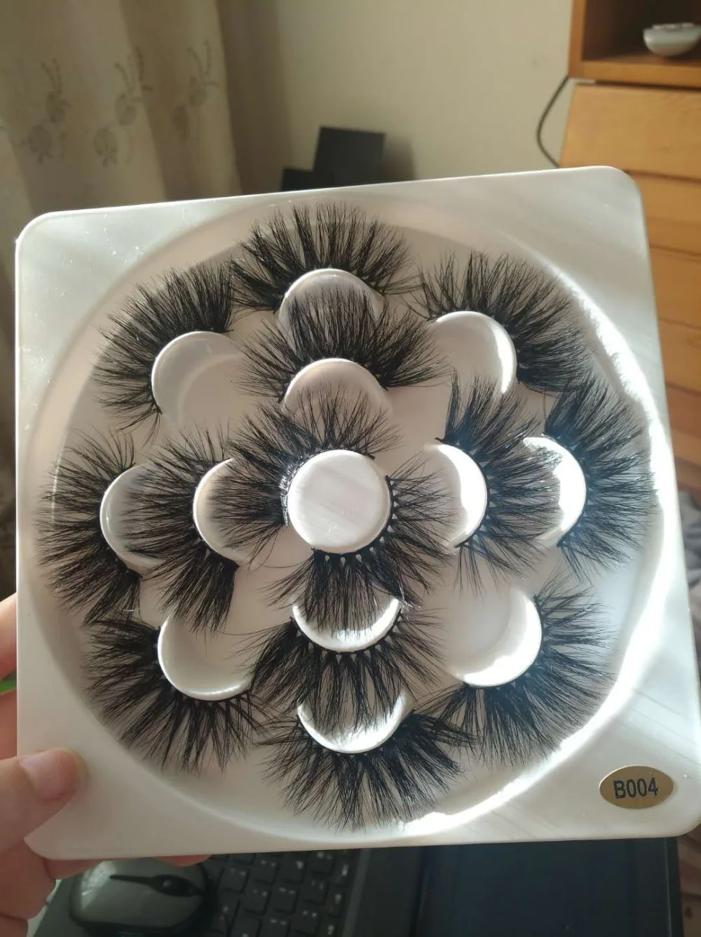 S&L collection 7pairs 25mm 3D Mink Lashes Natural Long False Eyelashes Volume Fake Lashes Makeup Extension Eyelashes maquiagem