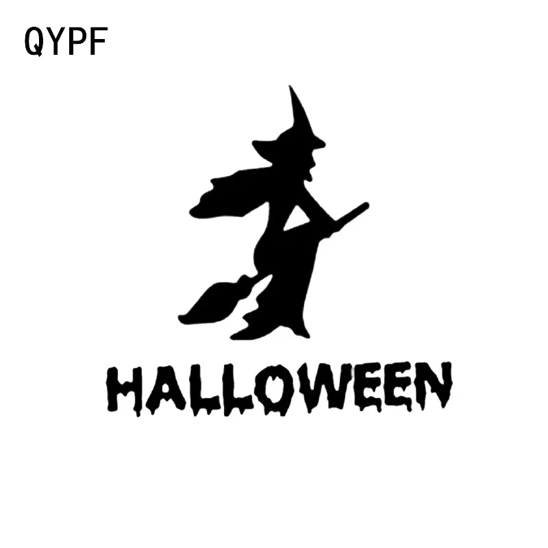 

QYPF 13.5*12.9 Halloween Party Trick or Treat Vinyl Decor Car Modelling Sticker Accessories C16-2342