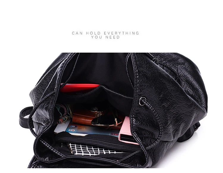 Женский рюкзак из мягкой кожи, новинка, корейская мода, повседневная школьная сумка для подростков, женская сумка для путешествий, Прямая поставка