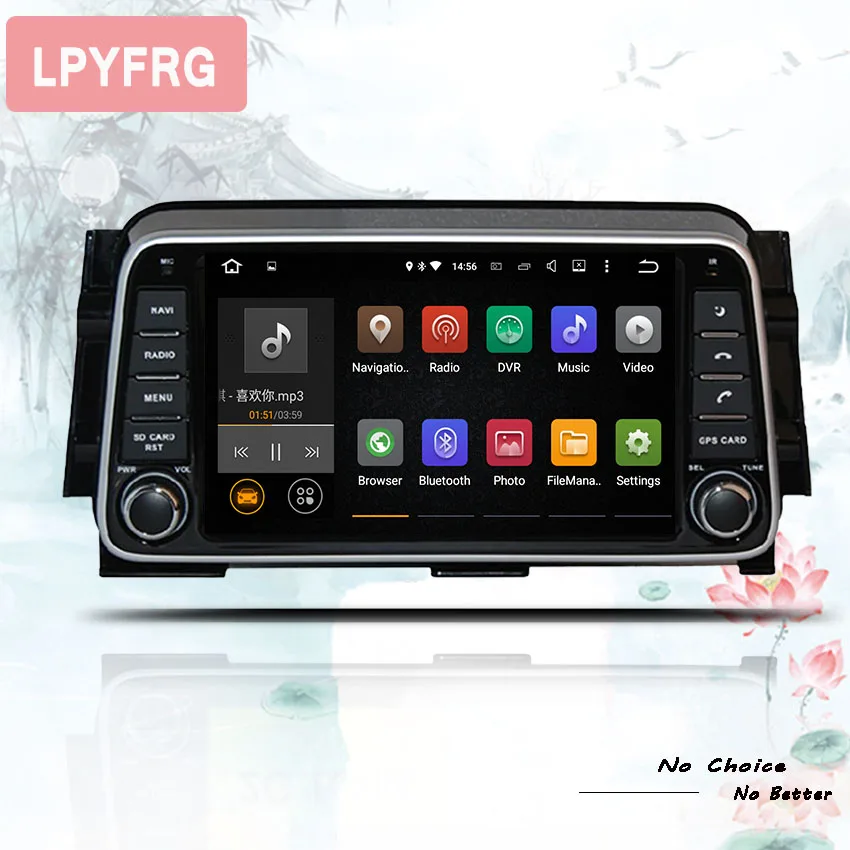 Sale 8" Deckless Android 9.0 4G+64G Head unit For Nissan Kicks Micra 2014~2019 GPS Player Radio Audio Navi Stereo MAP In dash No DVD 2
