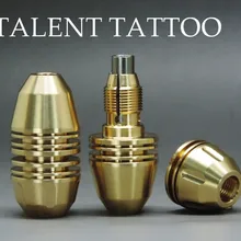 Премиум CNC латунный оливковый твистер с резьбой для татуировки для профессионального тату-машина питания