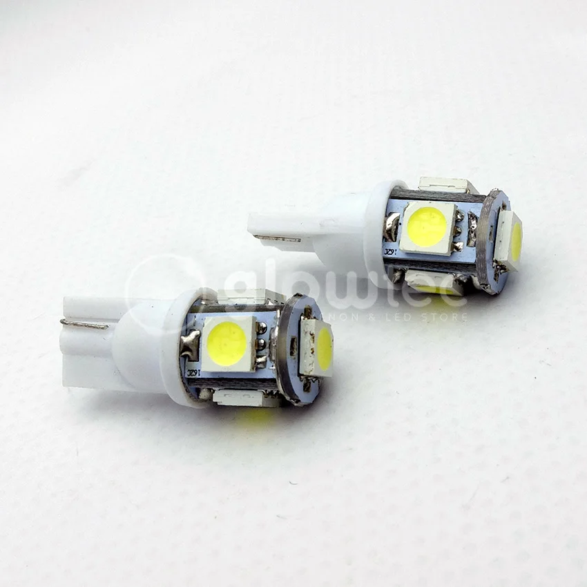 2 шт. автомобисветильник светодиодные лампы T10 5SMD 5050 12 В|t10 5smd|light t10t10 5smd |