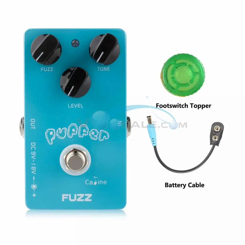 Caline CP-11 FUZZ Guitar Effect Pedal Mini CP11 гитарные педали алюминиевый сплав корпус True Bypass аксессуары для гитары