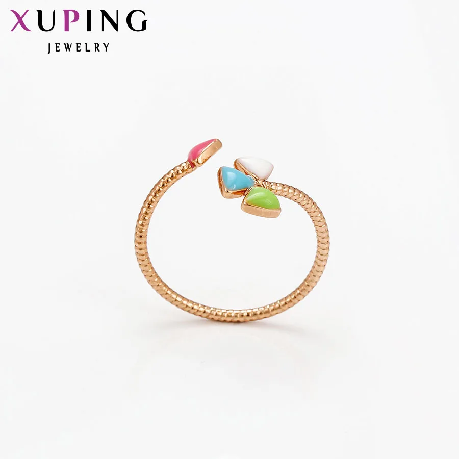 Xuping модное кольцо специальный дизайн кольца для женщин высокое качество позолоченное ювелирное изделие Рождественский подарок 12713