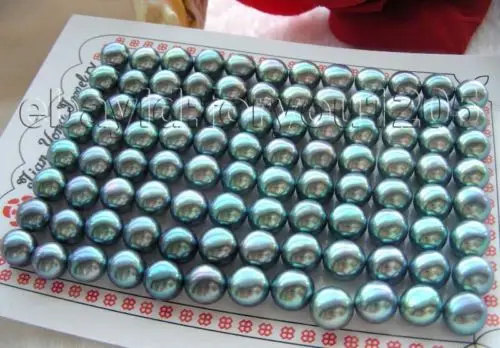 

HOT SELL - > wholesale 48pairs Natural 8mm Peacok pearl Earrings! -Top quality free shipping