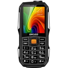 Русский разблокированный, Арабский испанский 6800 мАч две sim-карты тахограф внешний аккумулятор прочный ударопрочный мобильный телефон P295