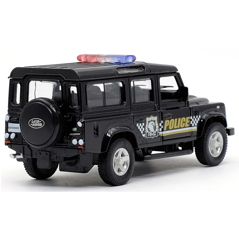 RMZ CITY 1:36 Defender SUV полицейский игрушечный автомобиль литая модель автомобиля из