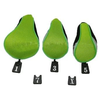

Wholesale Colorful 3 pcs/set Universal Interchangeable Golf Club Ball Putter Protective Cover Golf Wood Head Covers Equipment