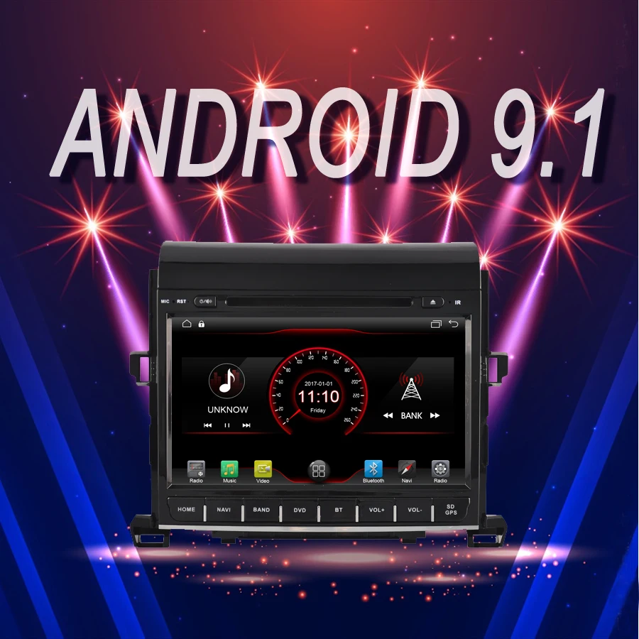 

OTOJETA Brand Car Android 9.1 Multimedia Player for TOYOTA ALPHARD 2007-2013 GPS Navigation Device with Camera Aux bluetooth