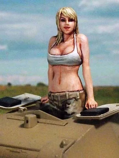 

Resin Figure Kit Female Army Soldier ver.6 Model Kit