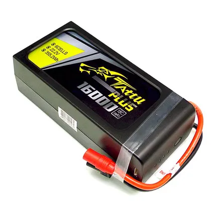 1 шт. литий-полимерный аккумулятор tattu 6S 22,2 V 16000mAh Plus 15C 6S1P 22,2 V с AS150 XT150 Разъем для RC Racing Drone БПЛА батареи