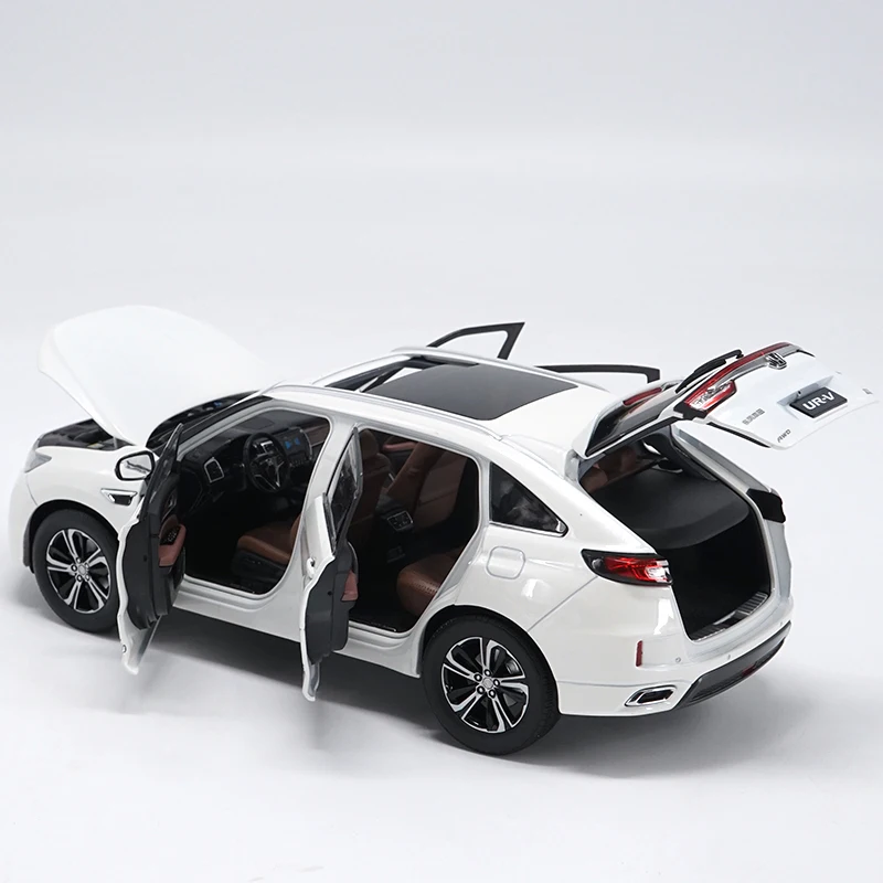 Модель кроссовера 1:18 HONDA 2017 URV модель игрушечного автомобиля из сплава Литые