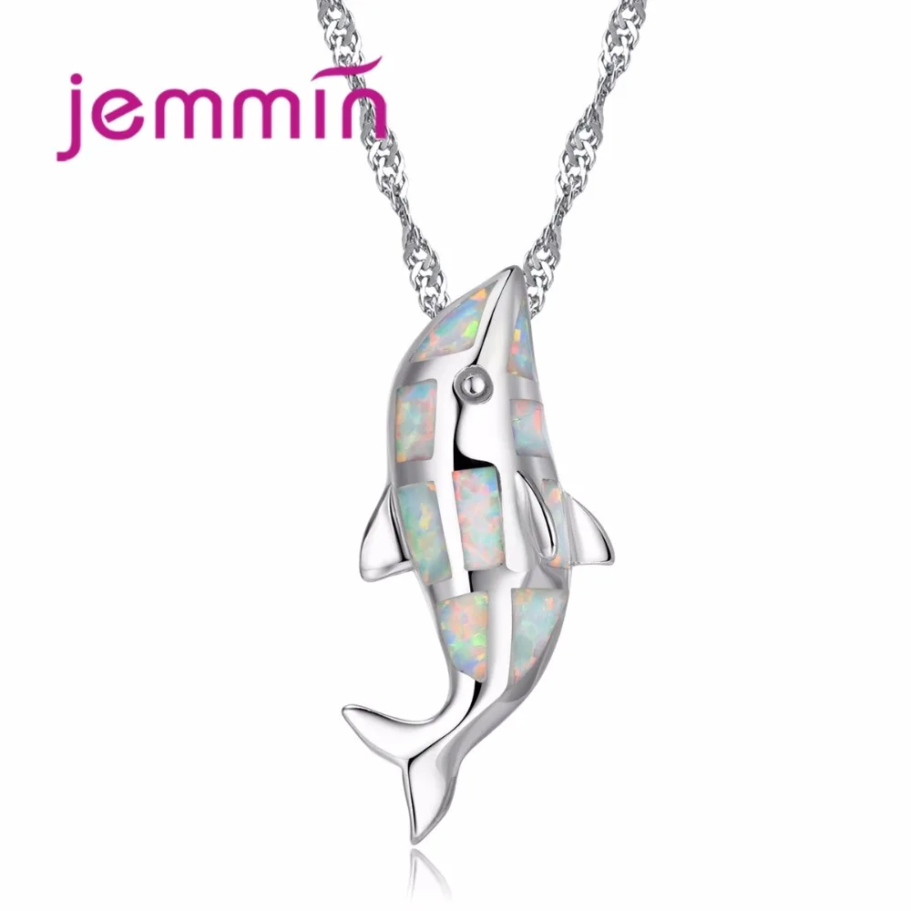 Jemmin 925 Silver Fish Pendant Necklace For Women Best Gift Sparkly Nature Opal Jewelry S925 Stamp huismerk kopen in de aanbieding Jemmin 925 Silver Fish Pendant Necklace For Women Best Gift Sparkly Nature Opal Jewelry S925 Stamp huismerk kopen in de aanbieding