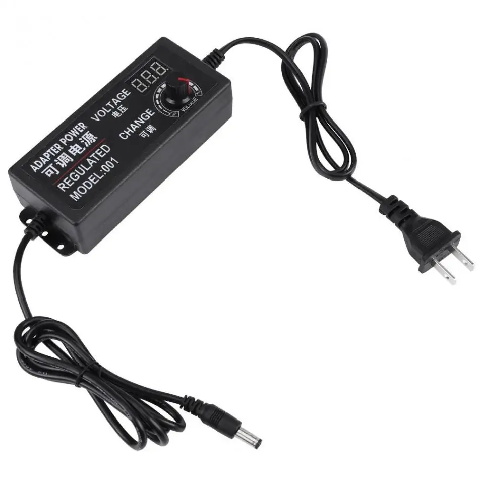 Adjustable Power Adapter 2.5A 72W DC 9V 24V Adjustable Power Adapter