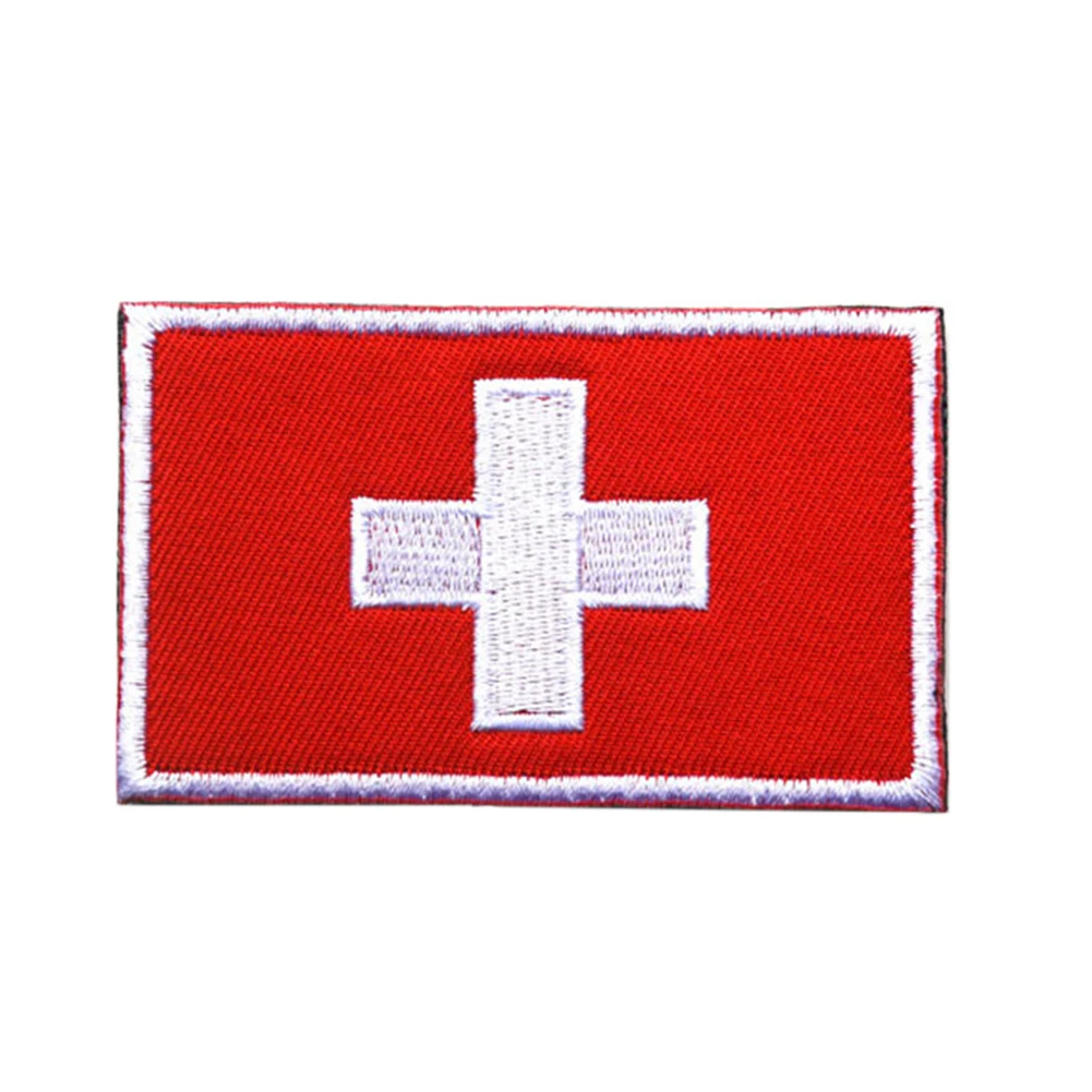 National Flag Badge Embroidered Cloth Armband Sewing Applique Patches Craft Patch Flag Badge